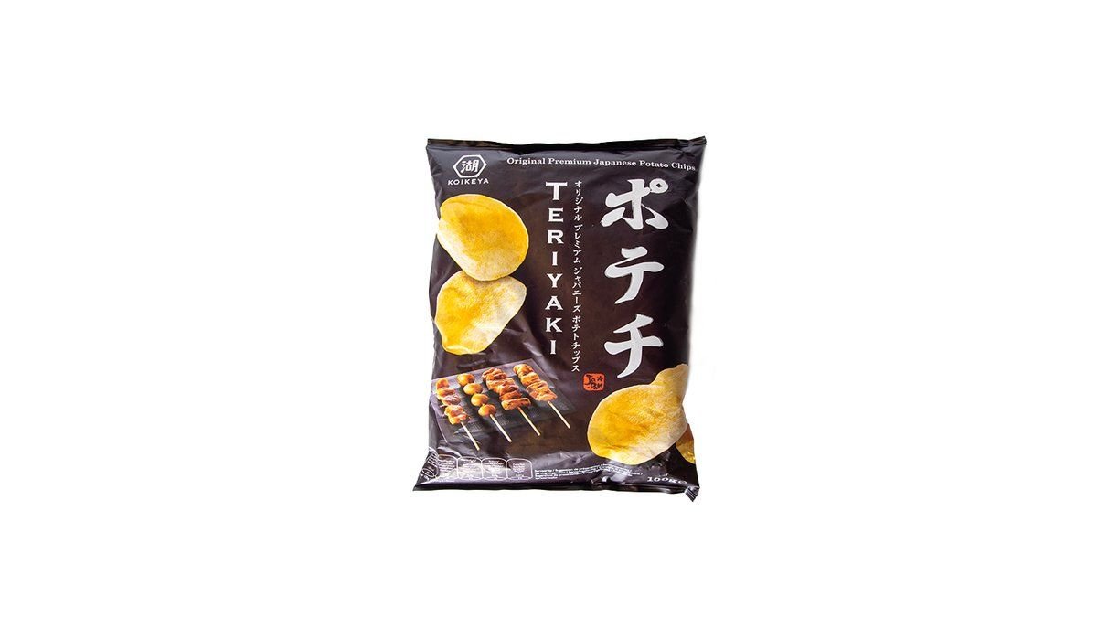 KOIKEYA zemiakové čipsy s teriyaki