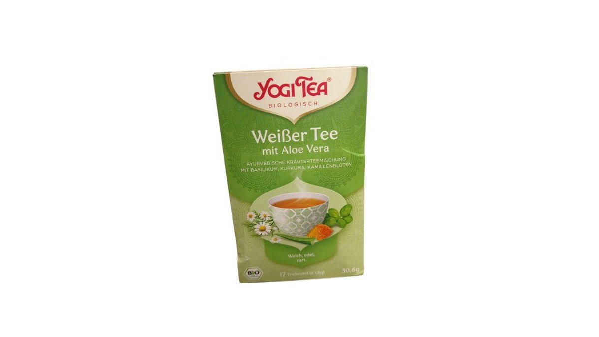 YOGI TEA Ajurvédsky čaj biely s aloe vera