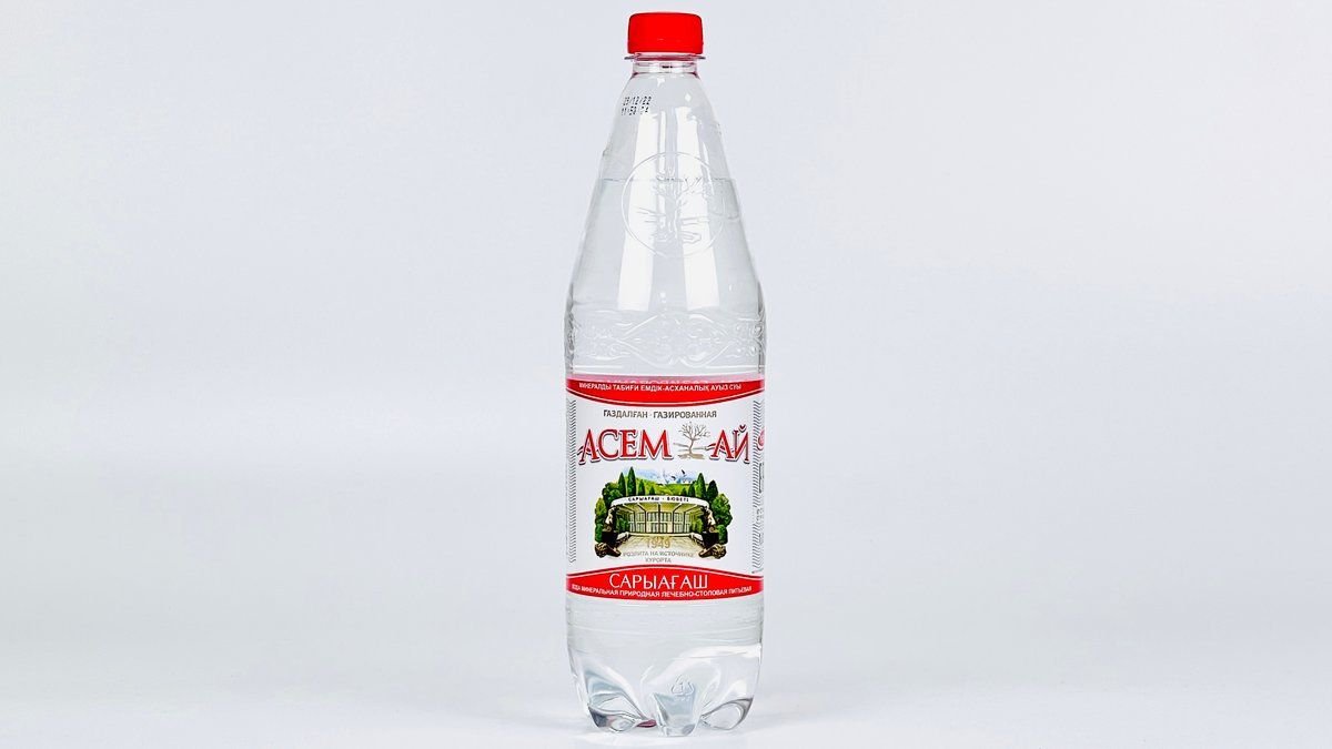Вода минеральная Сары-Агаш газированная 1 л