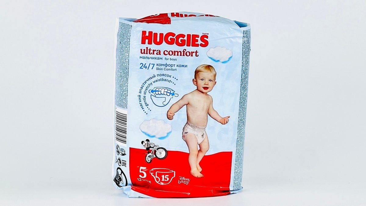 Подгузники HUGGIES Ultra Comfort Для мальчиков 5 12-22кг 15шт