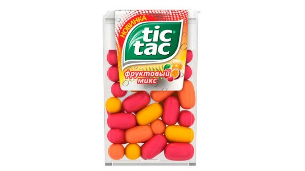 Драже TIC TAC Фруктовый микс 16г п/у