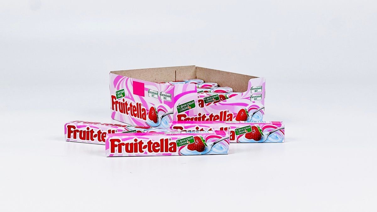 Мармелад Fruit-tella клубничный йогурт, 41 г