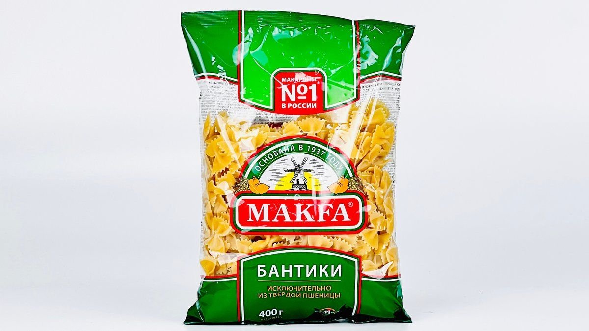 Макароны MAКFA Бантики 400г м/у