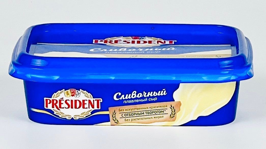 Сыр PRESIDENT Плавленый Сливочный 200г п/у