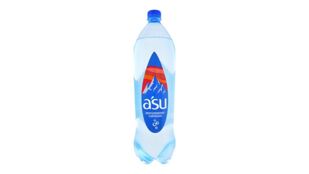 Вода Asu газ, 1500 мл пластиковая бутылка