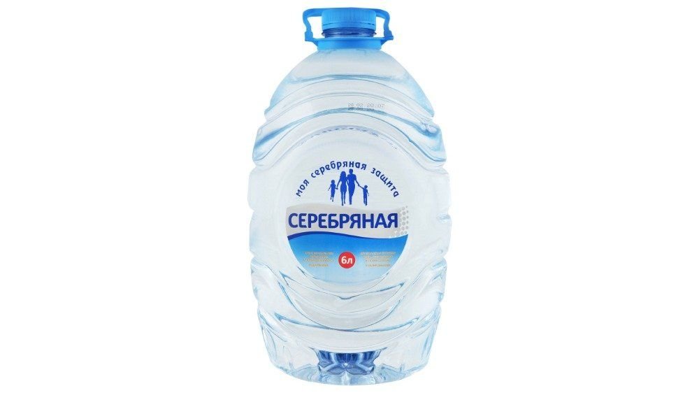 Вода Серебряная без газа, 6 л