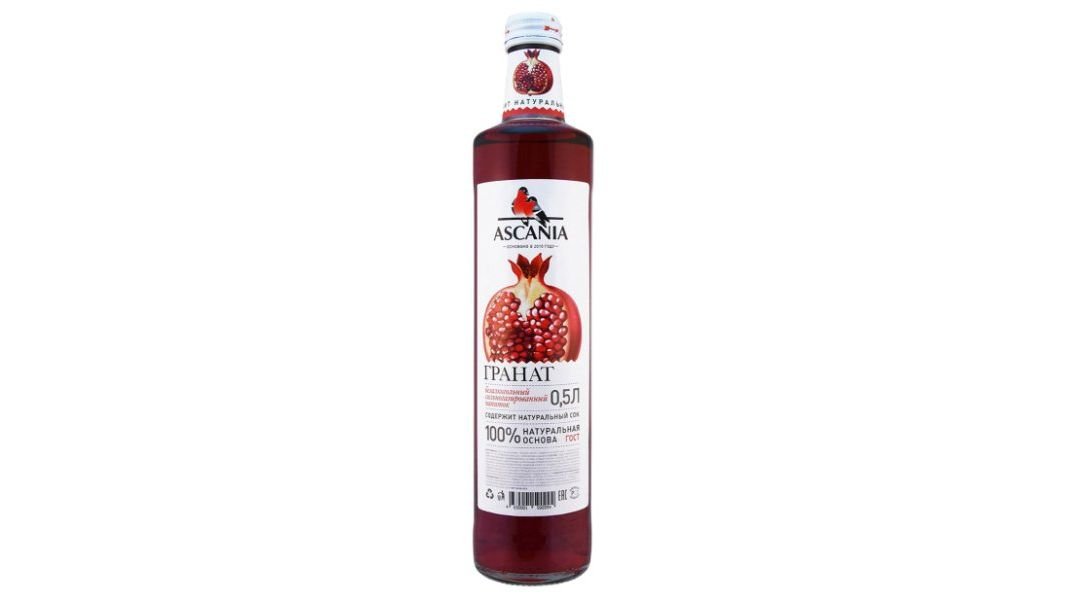 Лимонад ASCANIA Гранат 0,5л с/б