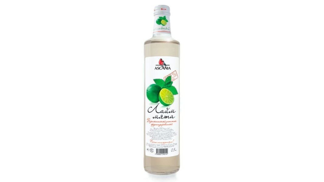 Лимонад ASCANIA Лайм и мята 0,5л с/б