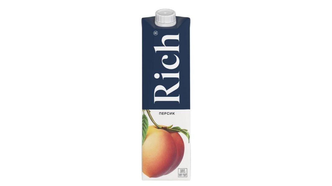 Нектар Rich персиковый 1 л