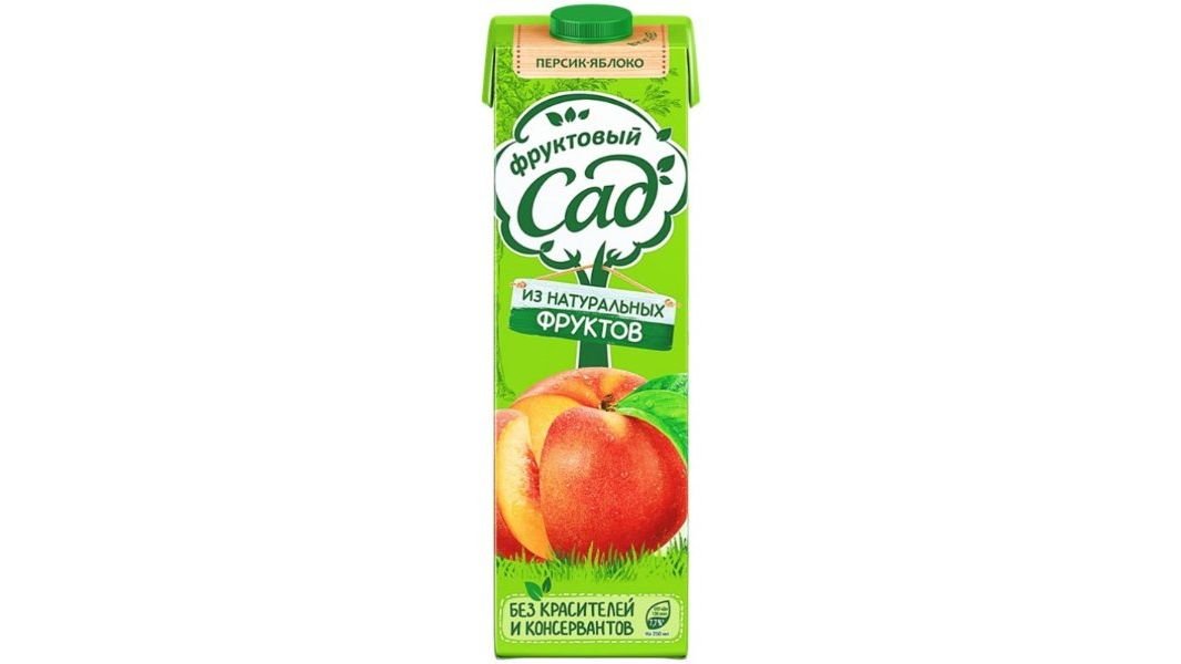 Сок Фруктовый Сад персиково-яблочный 0,95 л