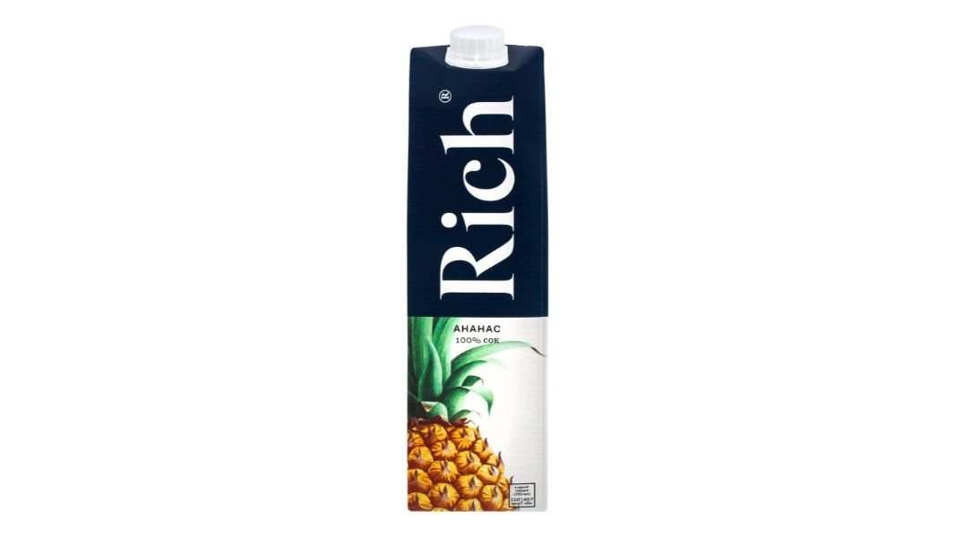 Сок Rich ананасовый 1 л