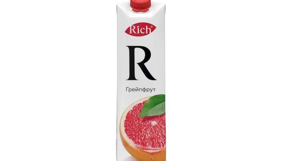 Сок Rich грейпфрутовый с мякотью 1 л