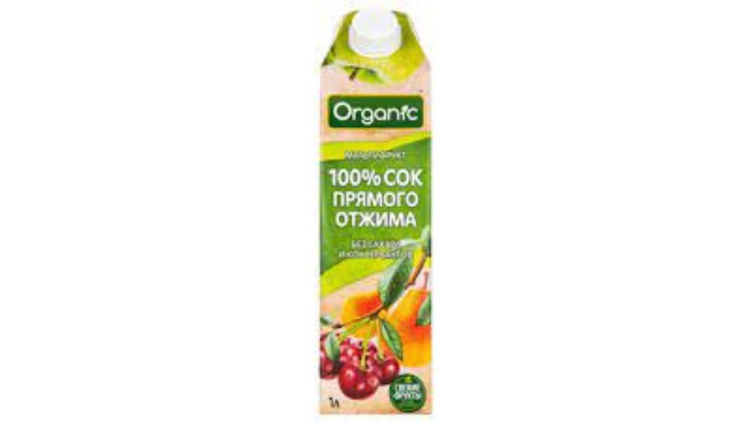 Сок Organic мультифрукт прямого отжима 1000 мл