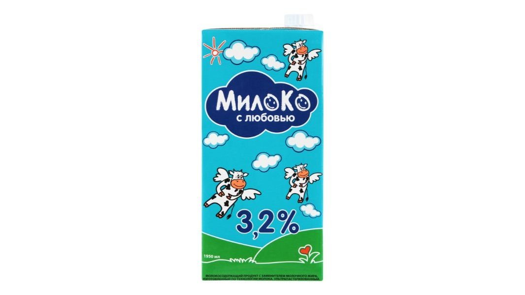 Молоко Милоко ультрапастеризованное 3,2% 950 мл