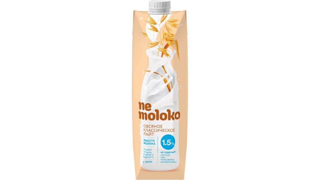 Напиток овсяный Nemoloko классич лайт 1000 мл