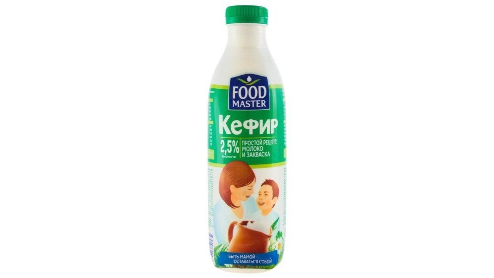 Кефир Food master 2,5% 900мл пэт
