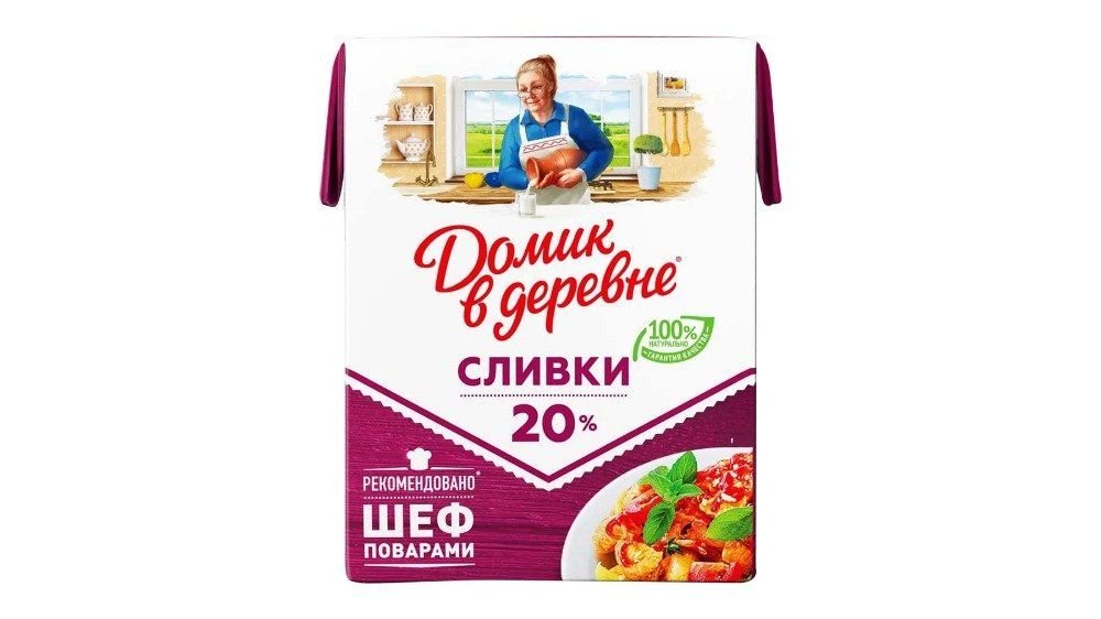 Сливки Домик в Деревне 20% 200 мл