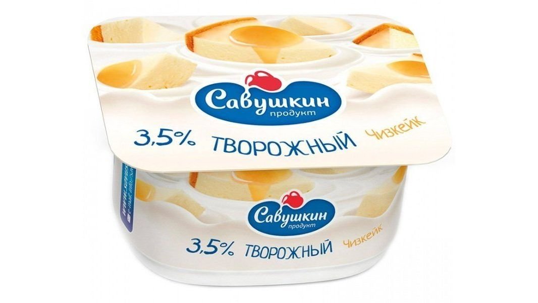 Творожок Савушкин чизкейк 3,5% 120 г