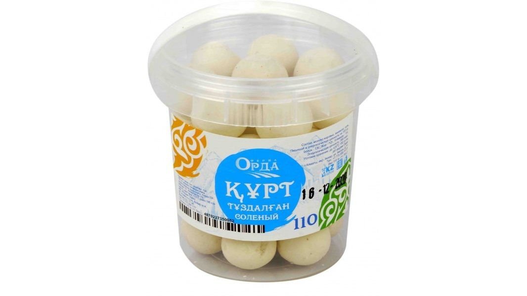 Курт Орда qurt мелкий солёный пл/вед 110 г