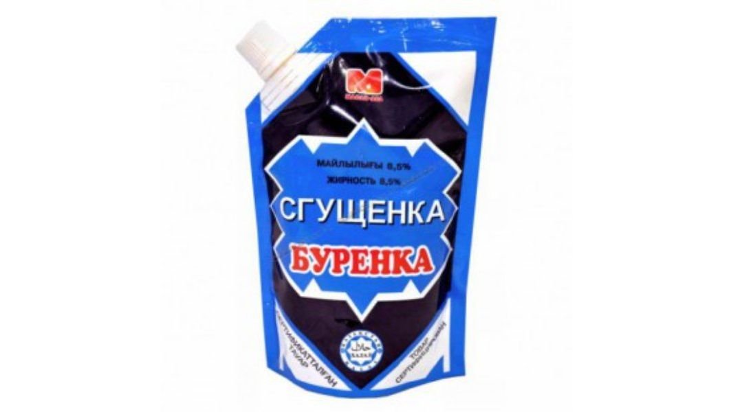 Молоко Буренка сгущённое с сахаром 8.5% 250 г