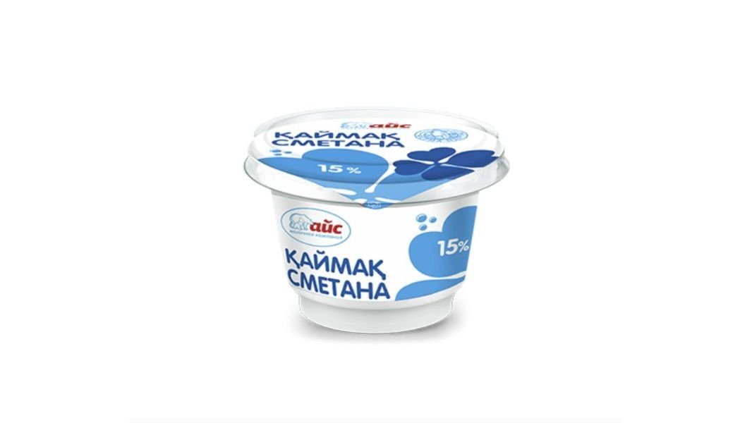 Сметана Айс 15% пл/стак 200 г
