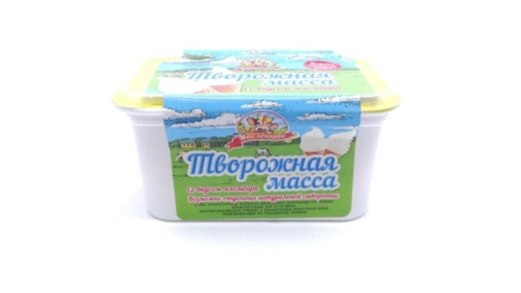 Масса десертная Маслёнково пломбир 20% 350 г