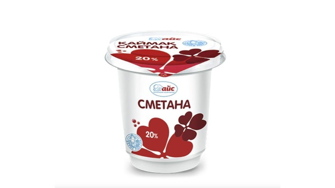 Сметана Айс 20% пл/стак 400 г