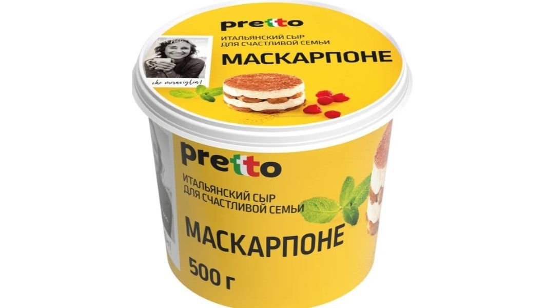 Сыр Pretto маскарпоне 80% 500 г пл/стак
