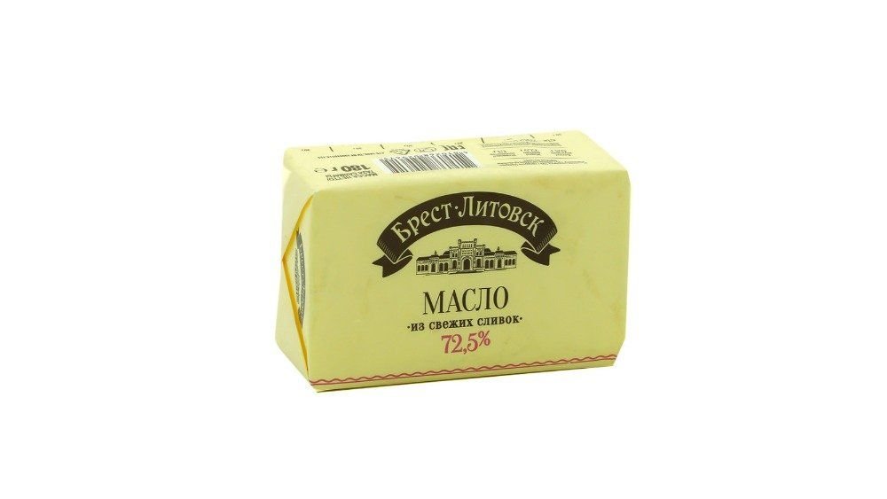 Масло сливочное Брест - Литовск 72,5%, 180 г