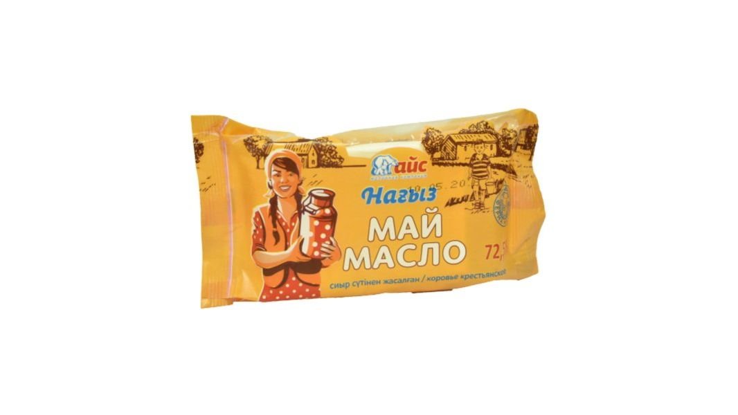Масло сливочное Айс Нағыз Крестьянское 72.5% 180 г