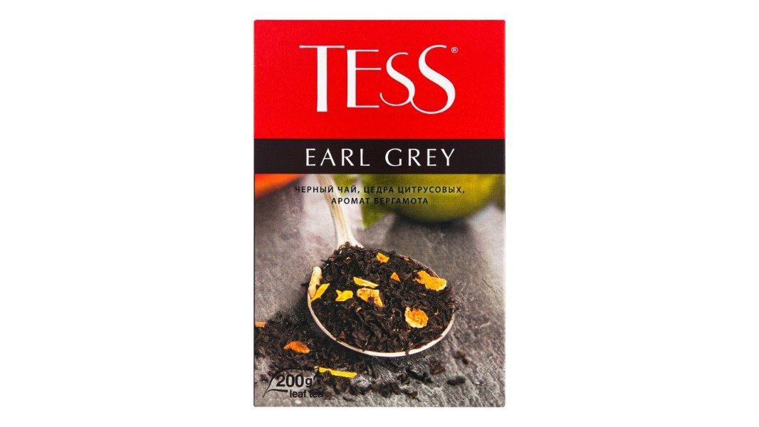 Чай Tess Earl Grey черный листовой 200 г