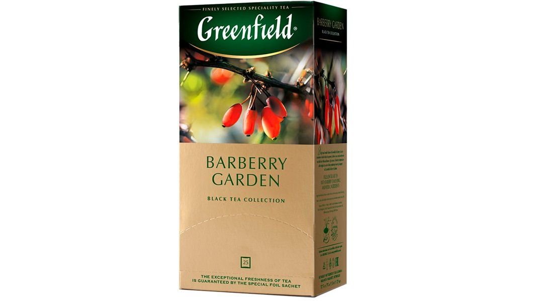 Чай Greenfield barberry garden черн 1,5гх25шт пак
