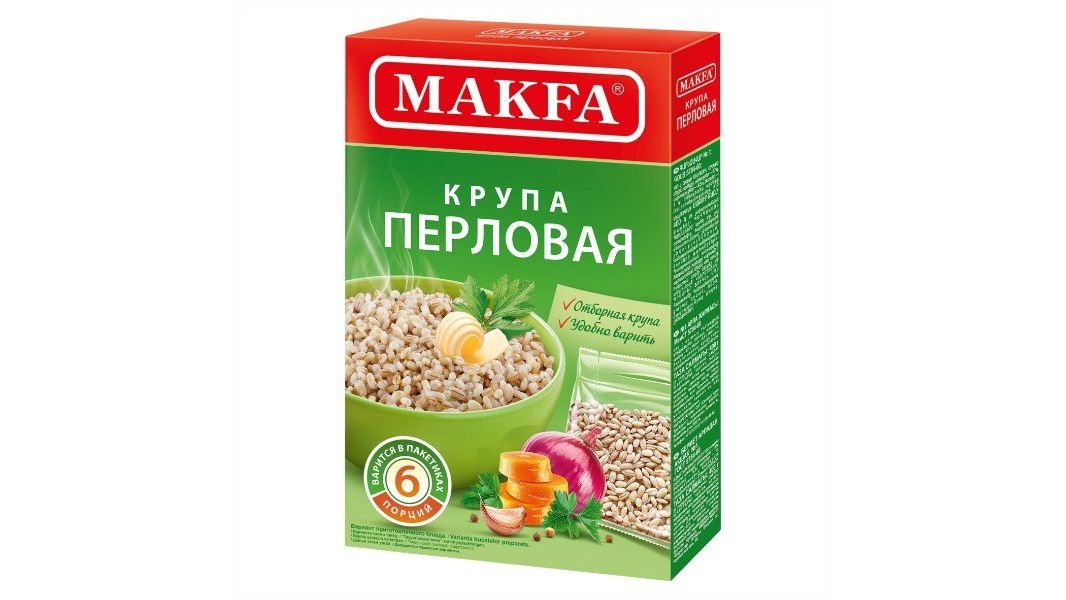 Крупа Макфа Перловая в пак 400гр