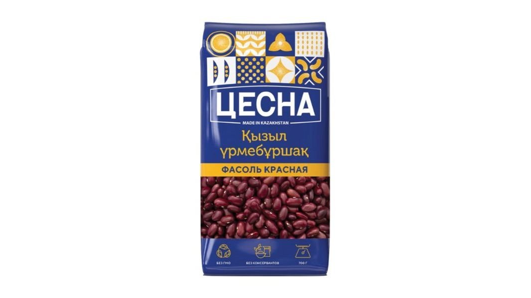 Крупа Цесна Фасоль красная 700 г пакет