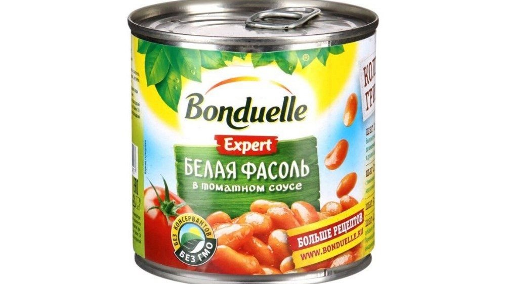 Фасоль Bonduelle белая в томатном соусе 425 мл