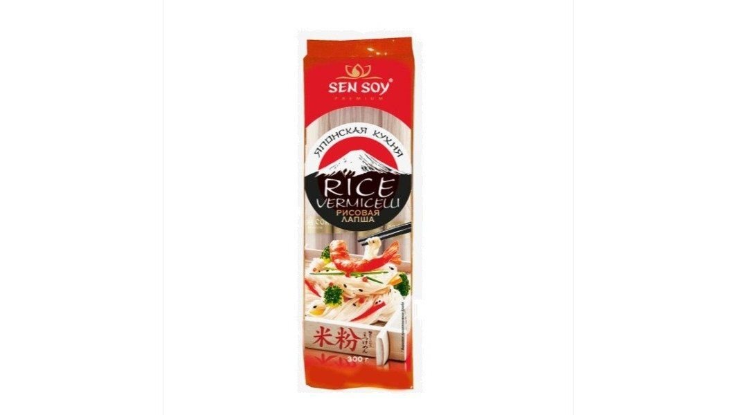 Лапша Sen Soy Rice Vermicelli рисовая 300 г
