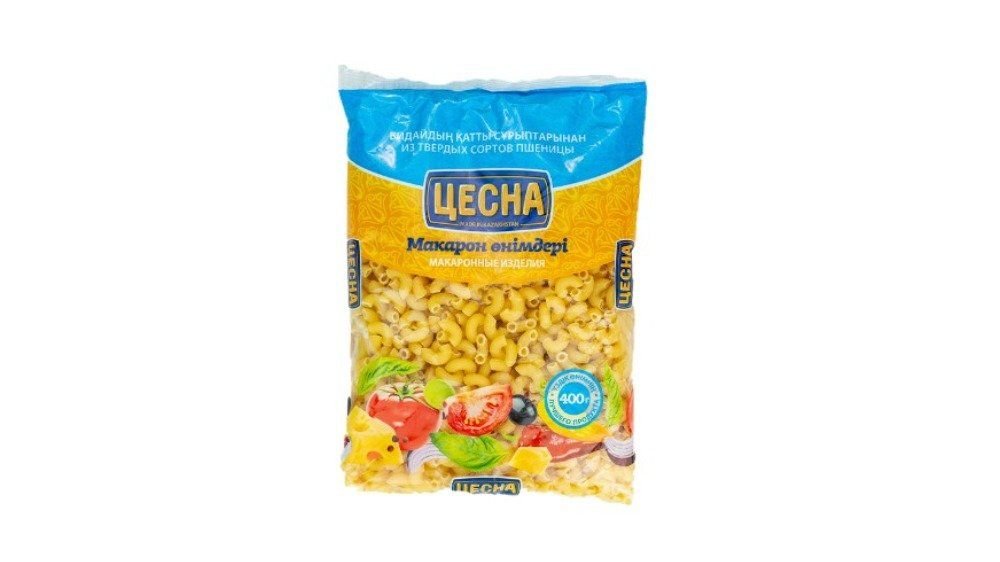 Макароны Цесна рожки рифленые 6 мм 400 г