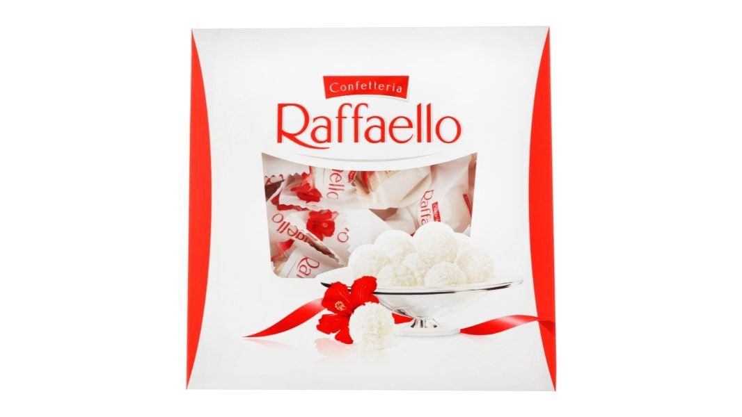 Конфеты в кор Raffaello т24 6 плоская кор 240 г