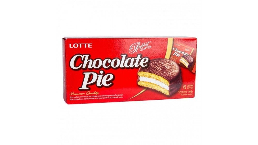 Печенье Рахат Lotte Chocolate Pie 168 г