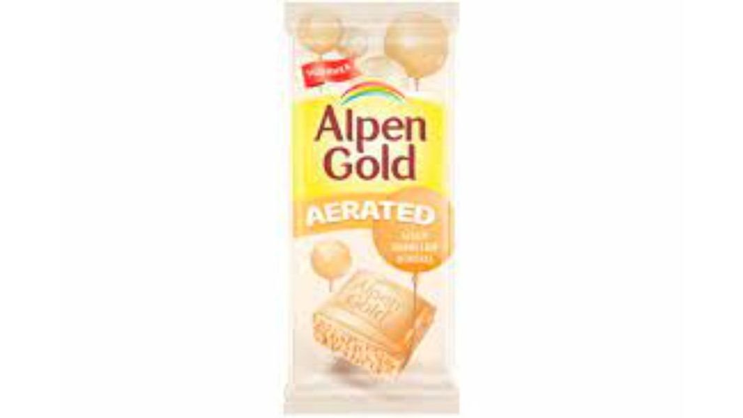 Шоколад Alpen Gold aerated белый пористый 80 г