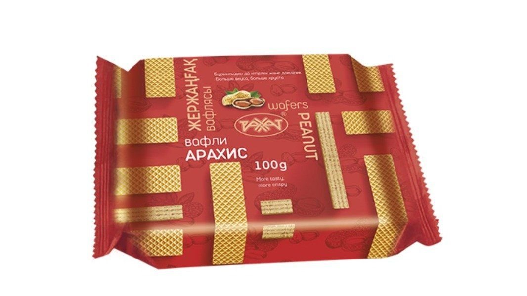 Вафли Рахат арахис 100 г