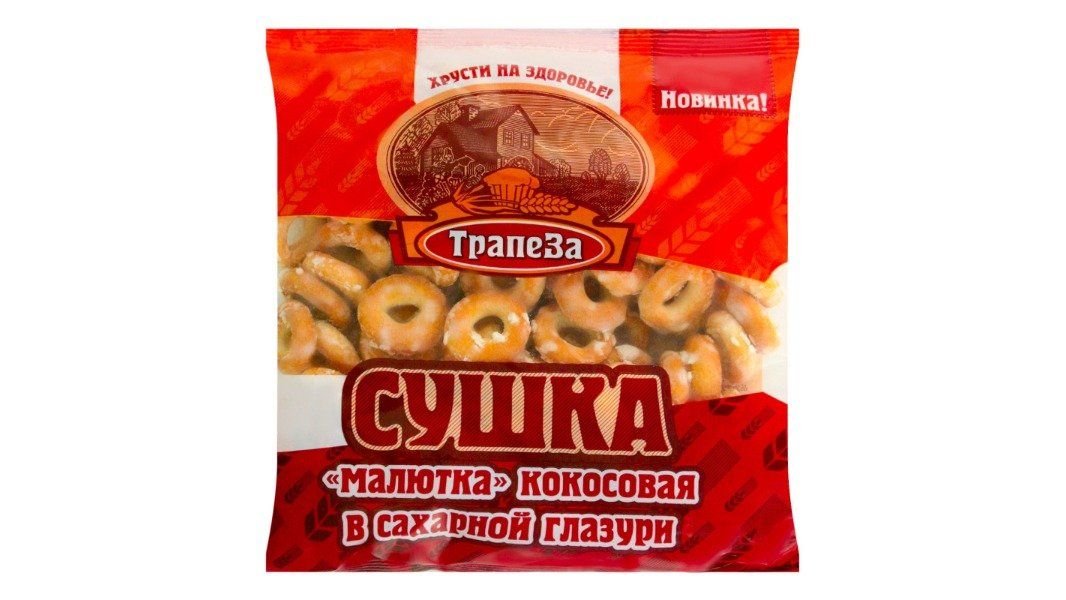 Сушки Трапеза малютка с кокосом 150 г