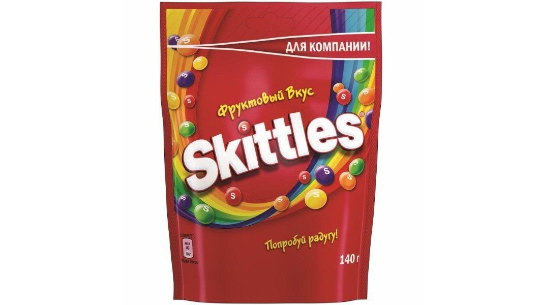 Драже Skittles фрукты ф/п 140 г