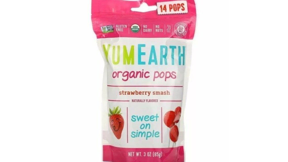 Леденцы Yumearth organic клубничные 85 г