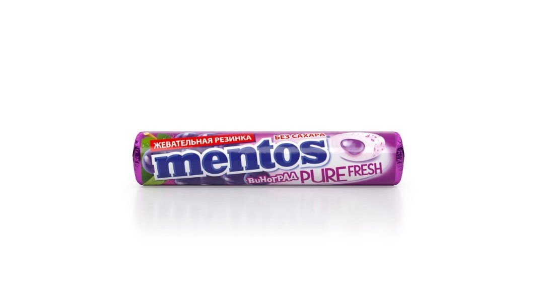 Жевательная резинка MENTOS Виноград 15,5г м/у