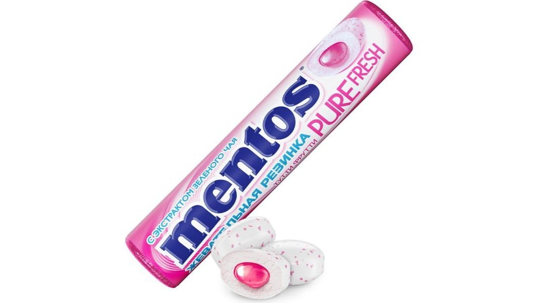 Жевательная резинка Mentos Тутти-фрутти 15,5 г