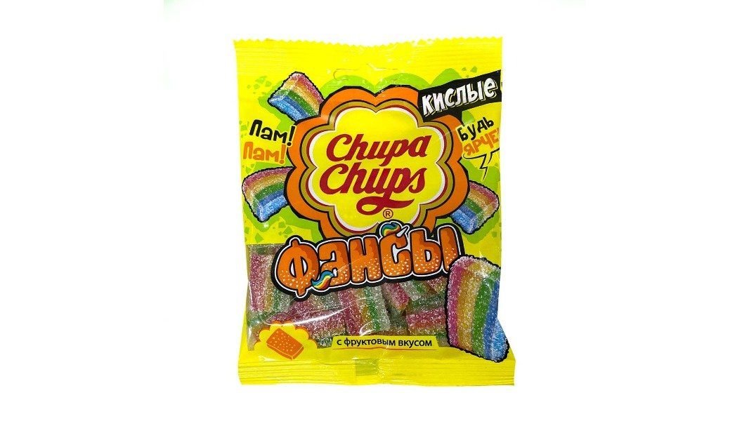 Мармелад Chupa Chups фансы с фруктовым вкусом 70 г