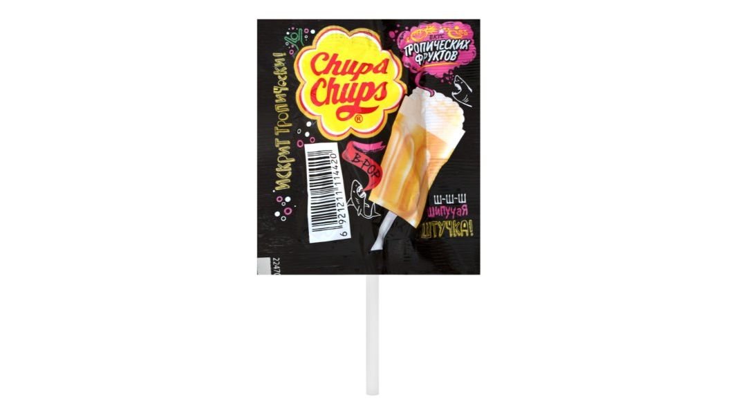 Леденец CHUPA CHUPS Тропический фрукт 15г м/у