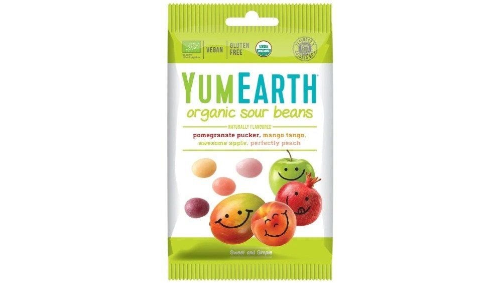 Конфеты жевательные Yumearth organic с кислинкой, 50 г