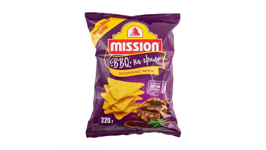 Чипсы Mission  bbq кукурузные 220 г